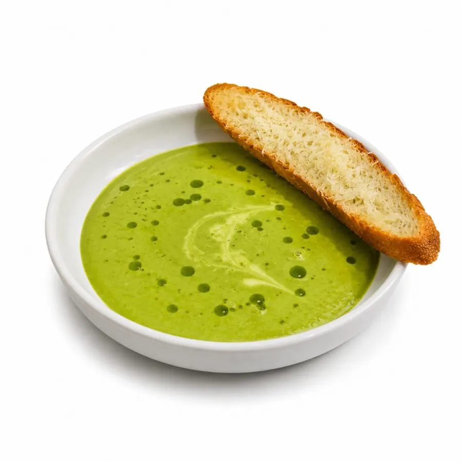 Crema de espárragos y brócoli